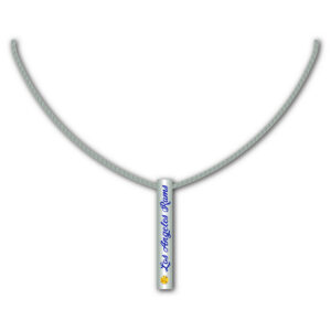 Los Angeles Rams Necklace Silver Bar
