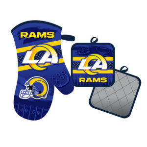 Los Angeles Rams Oven Mitt and Pot Holder Set