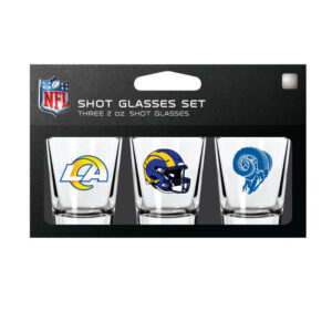 Los Angeles Rams Shot Glass Set 3 Pack