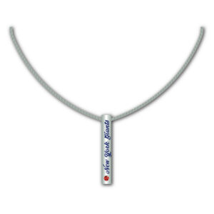 New York Giants Necklace Silver Bar