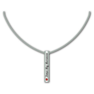 Tampa Bay Buccaneers Necklace Silver Bar