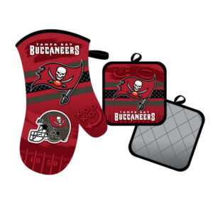 Tampa Bay Buccaneers Oven Mitt and Pot Holder Set