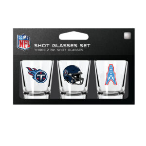 Tennessee Titans Shot Glass Set 3 Pack