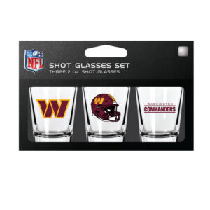 Washington Commanders Shot Glass Set 3 Pack