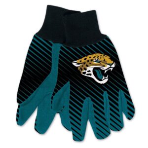 Jacksonville Jaguars Gloves Two Tone Style Adult Size