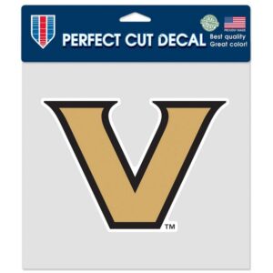 Vanderbilt Commodores Decal 8x8 Perfect Cut Color
