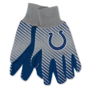 Indianapolis Colts Gloves Two Tone Style Adult Size