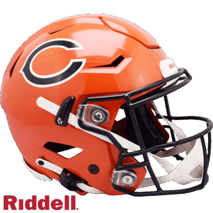 Chicago Bears Helmet Riddell Authentic Full Size SpeedFlex Style On-Field Alternate