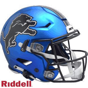 Detroit Lions Helmet Riddell Authentic Full Size SpeedFlex Style On-Field Alternate 2024