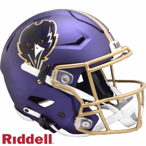 Baltimore Ravens Helmet Riddell Authentic Full Size SpeedFlex Style On-Field Alternate 2024