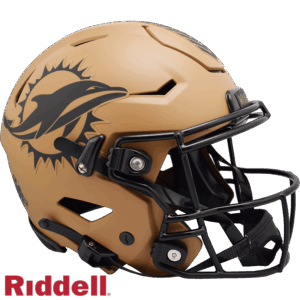 Miami Dolphins Helmet Riddell Authentic Full Size SpeedFlex Style Salute To Service 2023