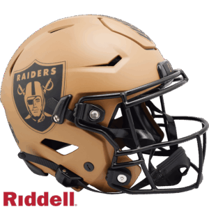 Las Vegas Raiders Helmet Riddell Authentic Full Size SpeedFlex Style Salute To Service 2023