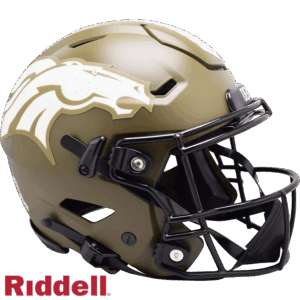 Denver Broncos Helmet Riddell Authentic Full Size SpeedFlex Style Salute To Service 2022