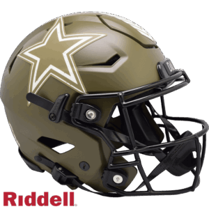 Dallas Cowboys Helmet Riddell Authentic Full Size SpeedFlex Style Salute To Service 2022