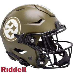 Pittsburgh Steelers Helmet Riddell Authentic Full Size SpeedFlex Style Salute To Service 2022