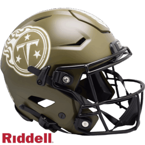 Tennessee Titans Helmet Riddell Authentic Full Size SpeedFlex Style Salute To Service 2022