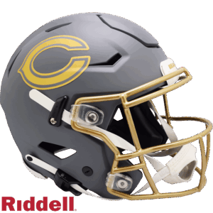 Chicago Bears Helmet Riddell Authentic Full Size SpeedFlex Style Slate Alternate