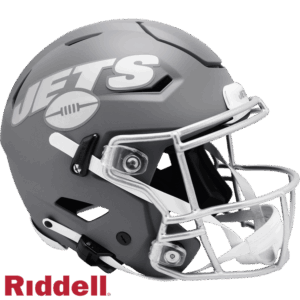 New York Jets Helmet Riddell Authentic Full Size SpeedFlex Style Slate Alternate
