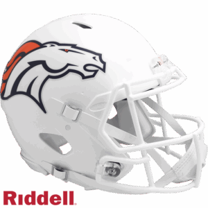 Denver Broncos Helmet Riddell Authentic Full Size Speed Style On-Field Alternate 2024