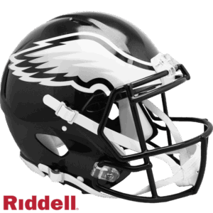 Philadelphia Eagles Helmet Riddell Authentic Full Size Speed Style On-Field Alternate