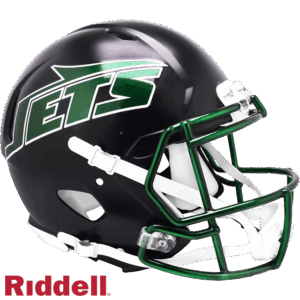 New York Jets Helmet Riddell Authentic Full Size Speed Style On-Field Alternate 2024 #1