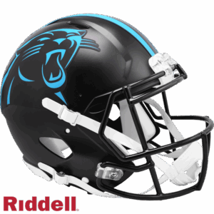 Carolina Panthers Helmet Riddell Authentic Full Size Speed Style On-Field Alternate