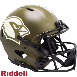 Arizona Cardinals Helmet Riddell Authentic Full Size Speed Style Salute To Service 2022