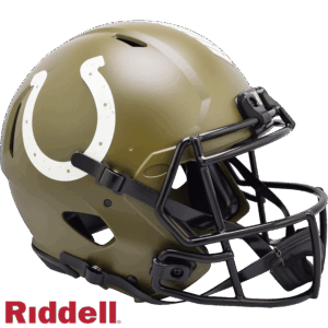 Indianapolis Colts Helmet Riddell Authentic Full Size Speed Style Salute To Service 2022