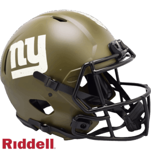 New York Giants Helmet Riddell Authentic Full Size Speed Style Salute To Service 2022