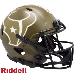 Houston Texans Helmet Riddell Authentic Full Size Speed Style Salute To Service 2022