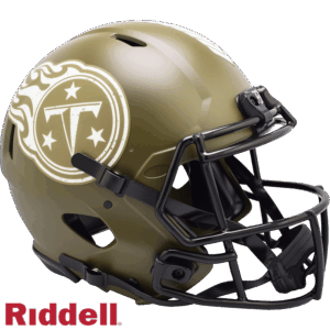 Tennessee Titans Helmet Riddell Authentic Full Size Speed Style Salute To Service 2022