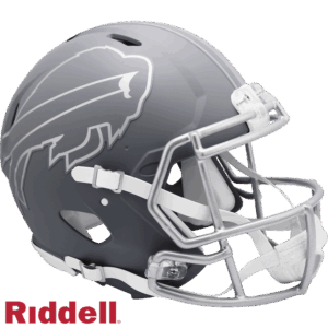 Buffalo Bills Helmet Riddell Authentic Full Size Speed Style Slate Alternate