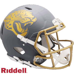 Jacksonville Jaguars Helmet Riddell Authentic Full Size Speed Style Slate Alternate