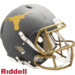 Texas Longhorns Helmet Riddell Authentic Full Size Speed Style Slate Alternate