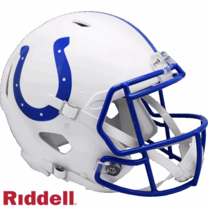 Indianapolis Colts Helmet Riddell Authentic Full Size Speed Style 1995-2003 T/B