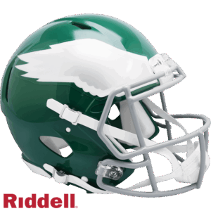 Philadelphia Eagles Helmet Riddell Authentic Full Size Speed Style 1974-1995 T/B