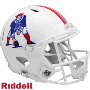 New England Patriots Helmet Riddell Authentic Full Size Speed Style 1982-1989 T/B