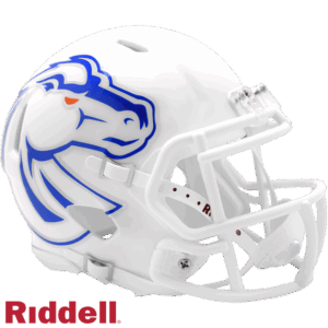 Boise State Broncos Helmet Riddell Replica Mini Speed Style White 2024