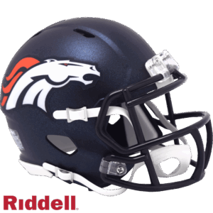 Denver Broncos Helmet Riddell Replica Mini Speed Style 2024