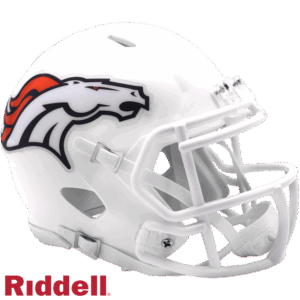 Denver Broncos Helmet Riddell Replica Mini Speed Style On-Field Alternate 2024
