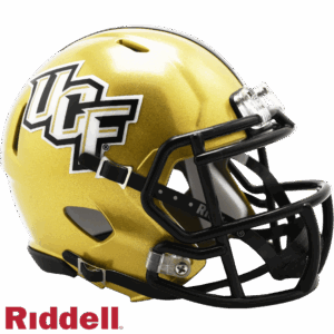 Central Florida Knights Helmet Riddell Authentic Full Size Speed Style Gold