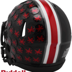 Ohio State Buckeyes Helmet Riddell Replica Mini Speed Style Black Alternate