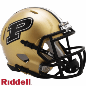 Purdue Boilermakers Helmet Riddell Replica Mini Speed Style