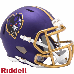 Baltimore Ravens Helmet Riddell Replica Mini Speed Style On-Field Alternate 2024