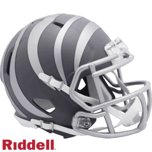 Cincinnati Bengals Helmet Riddell Replica Mini Speed Style Slate Alternate