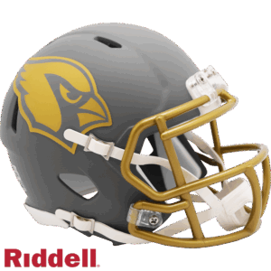 Arizona Cardinals Helmet Riddell Replica Mini Speed Style Slate Alternate