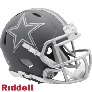 Dallas Cowboys Helmet Riddell Replica Mini Speed Style Slate Alternate