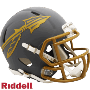 Florida State Seminoles Helmet Riddell Replica Mini Speed Style Slate Alternate