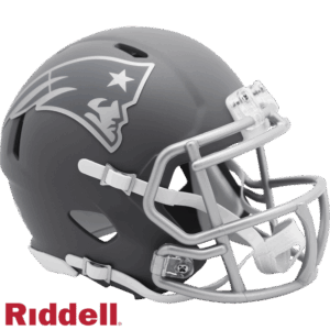 New England Patriots Helmet Riddell Replica Mini Speed Style Slate Alternate