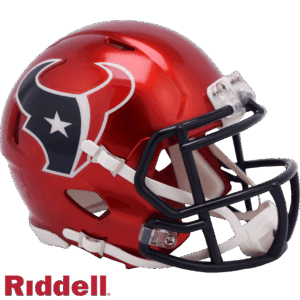 Houston Texans Helmet Riddell Replica Mini Speed Style On-Field Alternate